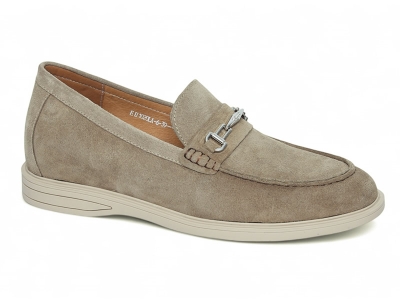 Giày cao nam 6cm da lộn mềm đế khâu